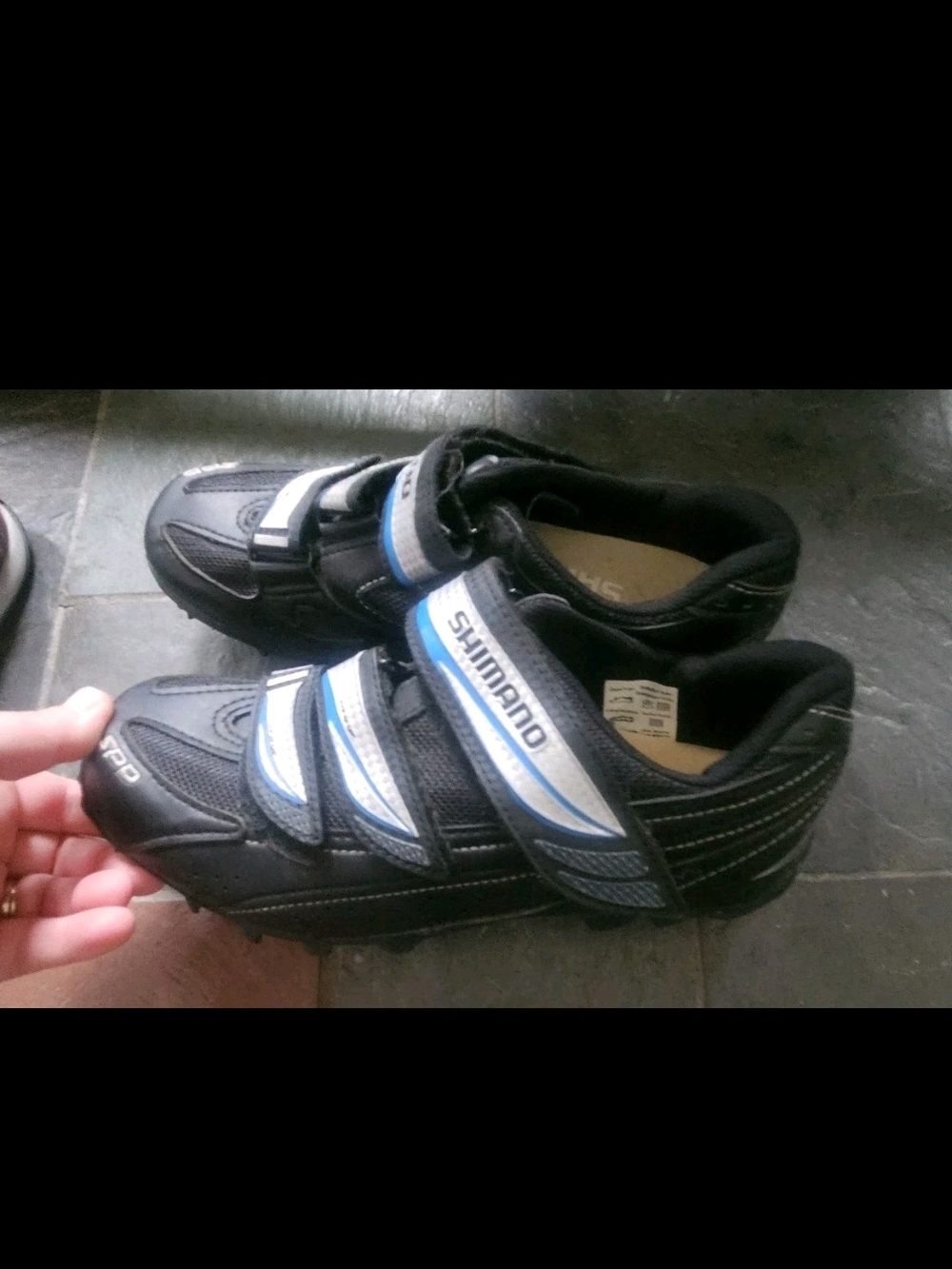 Shimano WM51 Women's Mountain Bike Cycling Shoes Size 40 US 7-8 Black SPD Cleats